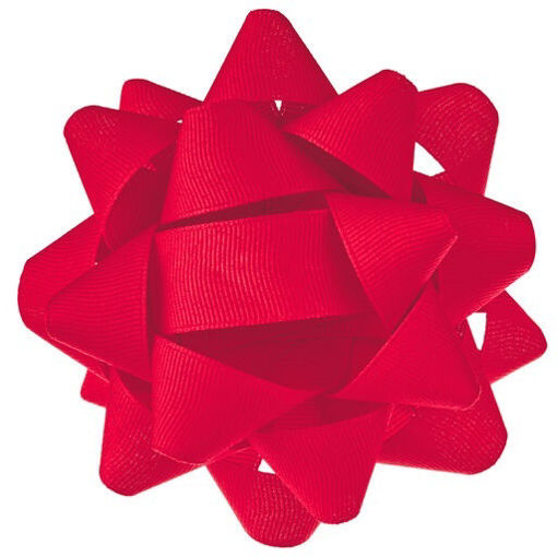 Picture of GIFT BOW 10MM SHINY RED